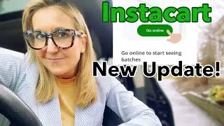 NEW Instacart Shopper App Update- 2021- Go Online/Offline -Batches