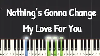 George Benson - Nothing’s Gonna Change My Love For You Piano Tutorial | Medium