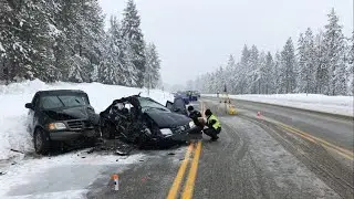 Winter  driving fails compilation 2022 | Car Crashes, Bad Drivers #2