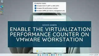 Windows 11: How to Fix and Enable the Virtualization Performance Counter on VMware Workstation