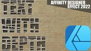 Text With Depth Effect in Affinity Designer
