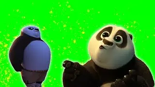 Best Cartoon Kung Fu Panda Panda Po FOOTAGE GREEN SCREEN