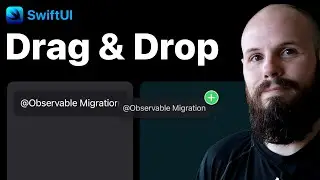 SwiftUI Drag and Drop with Transferable Custom Object