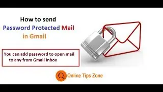 How to send password protected Email Gmail