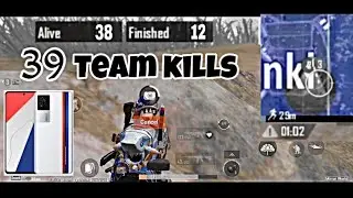 Lobby Domination💙| 39 Team kills🔥 | RP GIVEAWAY| Godl instinct #bgmi