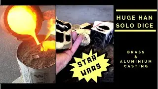 Star Wars Han Solo Jumbo Dice Casting - Melting Brass & Aluminium