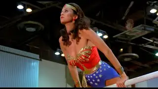 Wonder Woman Hits Trampoline & Uneven Bars Chasing Down Rick Springfield 1080P BD