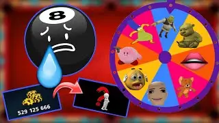 UNA RULETA DECIDE CÓMO JUGAR MIS PARTIDAS EN 8 BALL POOL! (Mala idea😭)