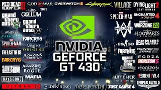 GT 430 1GB in 2023 - Test in 40 Games