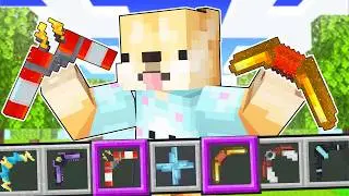 CRAFTEAMOS los MEJORES BOOMERANS del MUNDO⚡💥🪃 MINECRAFT con PANCRACIO y PERMON