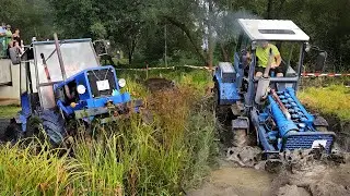 Blue Tractors Stuck in Mud - Traktoriáda Dráchov 2024 | Part I