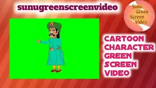 cartoon character greenscreen | king green screen character