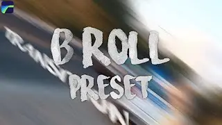 FREE B-Roll Transition PRESET for Lumafusion + Twitch Stream Giveaway