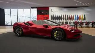 Ferrari SF90 Spider Rosso Portofino/Bordeaux (Build)