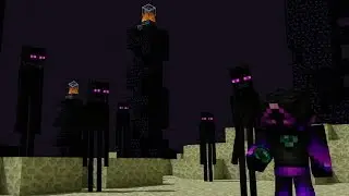✔ Speed Art: Becoming an Enderman (Jaki Natsumi™) (#Cinema_4D)|||Minecraft