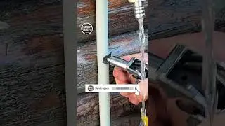 Plumbing Trick with a Piece of Bicycle Tube and a Rivet! 
