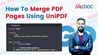 How To Merge PDF Pages In Go (using UniPDF)