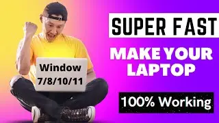 My Laptop Is Very Slow - Solution for Hanging Laptop Windows 7/8/10/11