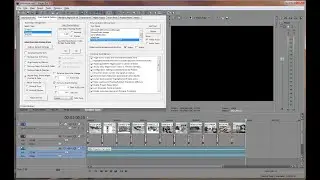 A Sony Vegas Pro project to create an Old Slideshow Look