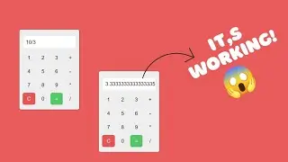 How to Make a Working Calculator in Html CSS and JavaScript