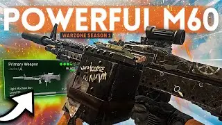 The MAX DAMAGE M60 Class Setup in Warzone is the NEW PKM?!