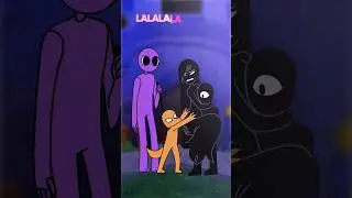 LALALALA meme animation ( rainbow friends roblox ) best friends 💜💚💙🧡