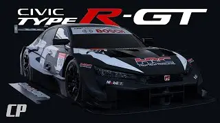 Super GT Honda Civic Type R-GT RWD 650hp /// Bridgestone Motorsport in Fuji Speedway