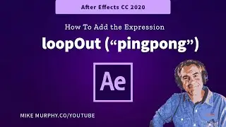 After Effects: How To Add the loopOut (“pingpong”) Expression