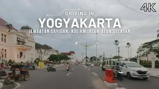 Yogyakarta City 4K - Jembatan Sayidan, Nol Km, Alun-alun Selatan - Sunset Drive