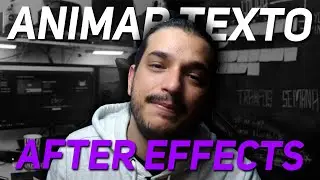 TEXT ANIMATION in AFTER EFFECTS to do in 5 minutes!