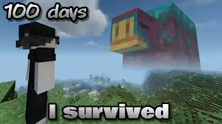 I Survived 100 Days On Minecraft Inside A Sniffer Base