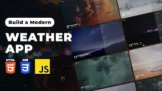 Advanced Weather App using JavaScript and Weather API | Weather App Using HTML CSS JavaScript