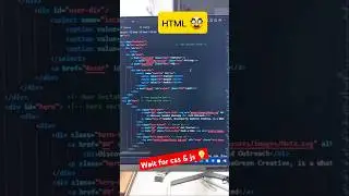 HTML vs CSS & JavaScript || Html vs css &js website design and development 