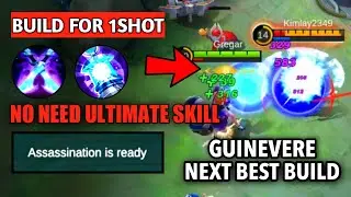 2021 GUINEVERE 1SHOT BUILD! NO NEED ULTIMATE, BASIC ATTACKS ONLY! | GUINEVERE BEST BUILD - MLBB