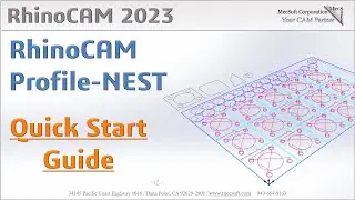 RhinoCAM 2023 Profile-NEST Quick Start