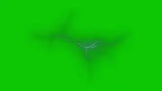 Lightning Effect Green Screen 4K | Free to use !