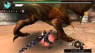 [MHP3rd][DLC] GS vs Green Nargacuga,Black Tigrex,Silver Rathalos,Gold Rathian and Zinogre -20.11