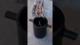 A Fail Casting x100 Bullets into Tanto - Melting  Metal