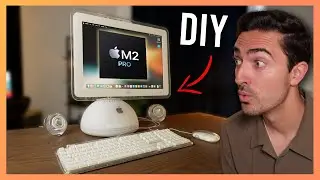 INSANELY cool DIY vintage iMac restomod!