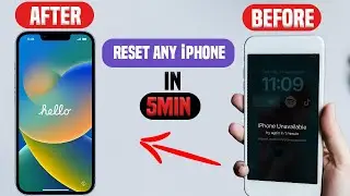 How To Factory Reset Screen Locked iPhone in less than 5MIN  iTunes !Erase iPhone, restore iphone