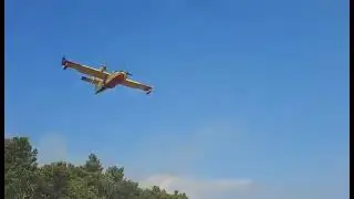 Gašenje  požara v Umagu (bralec Gregor)