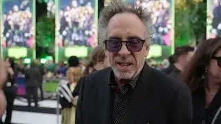 Tim Burton interview on Beetlejuice Beetlejuice at London premiere