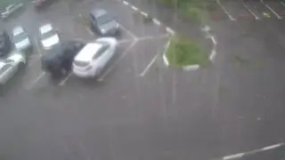 Ураган Омске 13.07.2016 / Ливень / Дождь / Гроза / Потоп / Молния