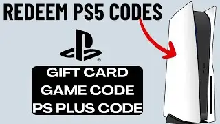 How to Redeem Codes on PlayStation 5 (PS5) | Redeem PS5 or PSN Gift Card | Redeem PS5 Game Code