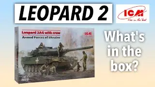 ICM LEOPARD 2A6 TANK 2024 RELEASE - what's in the box?