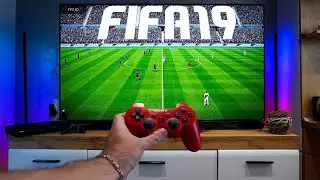 FIFA 19 On PS3 Super Slim - POV- 65 Inch 4K TV