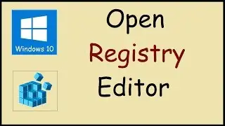 How to open the registry editor in Windows 10