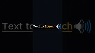 5/50 Tricks: Text To Speech | HTML CSS JS Tricks  #coding #javascript #html #css