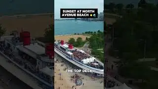 Sun Set At North Avenue Beach Chicago  #travel #germanytravelguide #travelitinerary