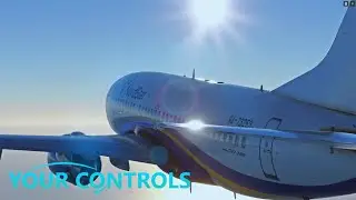 YourControls полет с другом | Пилот B737-700 | Набор высоты со взлетом